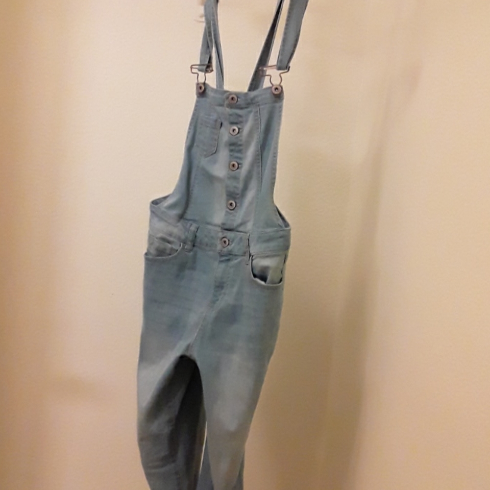 Wax Jean Basic Denim Overalls